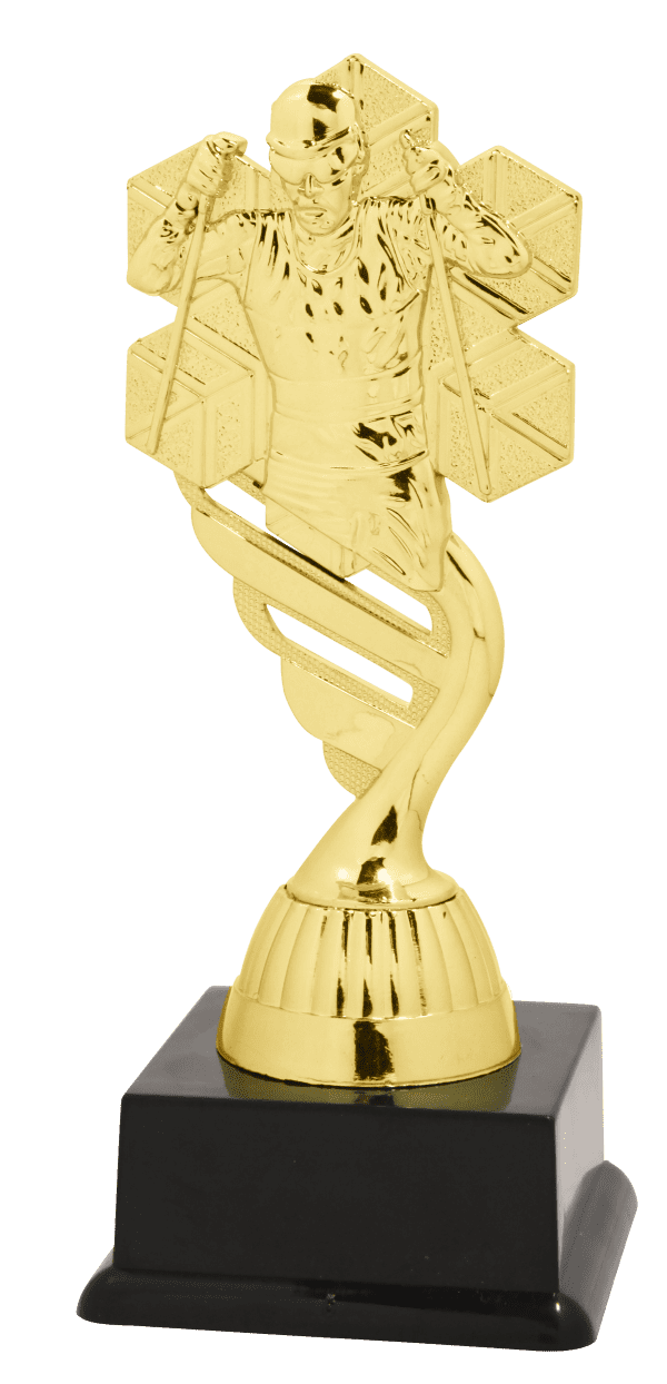 Trofeum Sportowe Narciarstwo Biegowe Złote