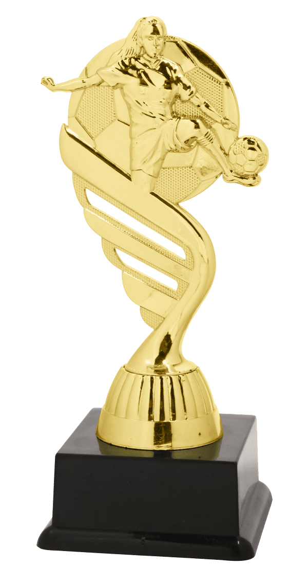 Trofeum Sportowe Piłka Nożna Kobiet Złote