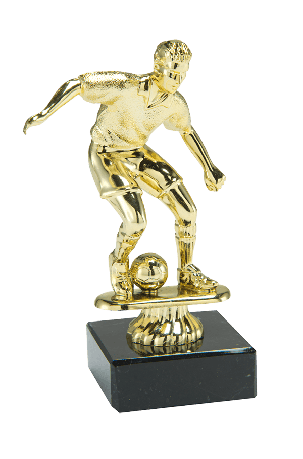 Trofeum Sportowe Piłka Nożna Męska Złote Premium