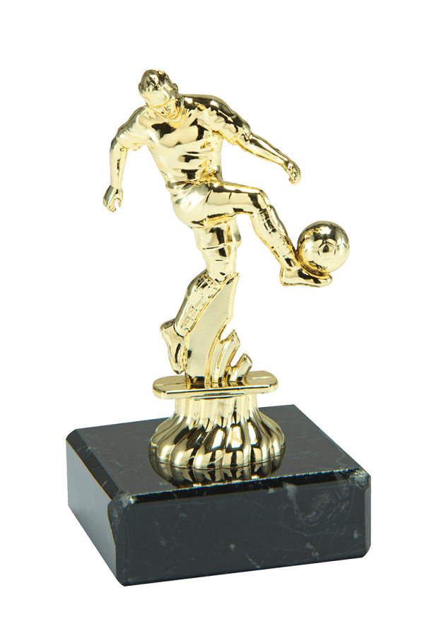 Trofeum Sportowe Piłka Nożna Męska Złote Premium