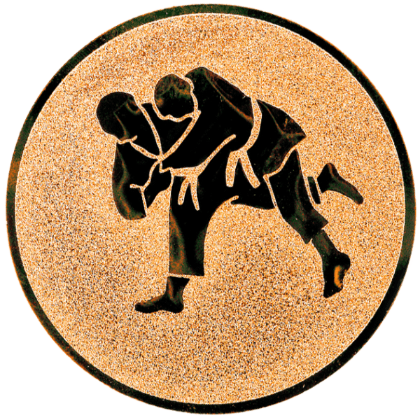 Emblemat Judo brązowy | aluminium 25mm