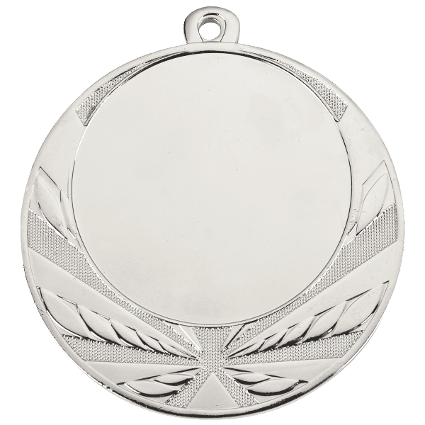 Medal żelazny srebrny wzmocniony | średnica 70mm