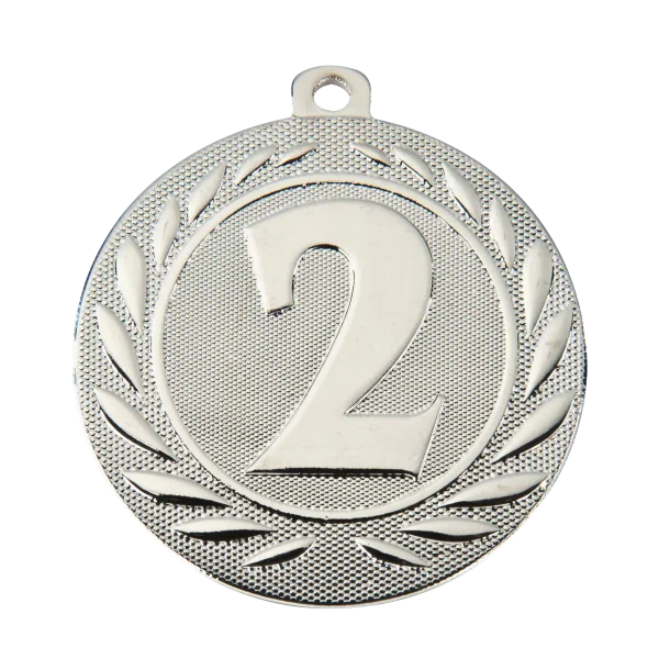 Medal Numer 2 srebrny | średnica 50mm