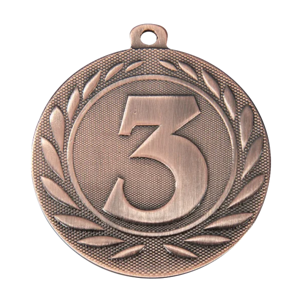 Medal Numer 3 brązowy | średnica 50mm