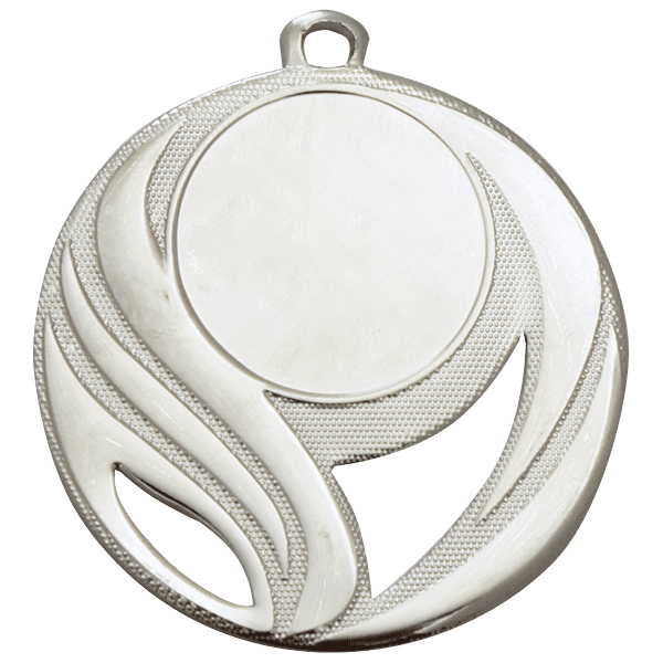 Medal żelazny srebrny | średnica 50mm