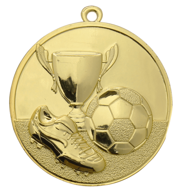 Medal Piłka Nożna złoty | średnica 50mm