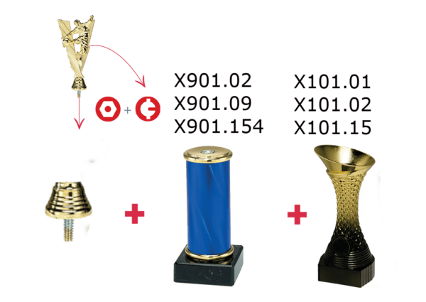 Figurka Baseball Złota | wysokość 105mm - obrazek 2