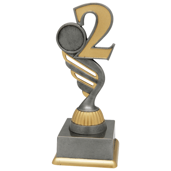 Trofeum Sportowe Numer 2 Antyczne Srebro