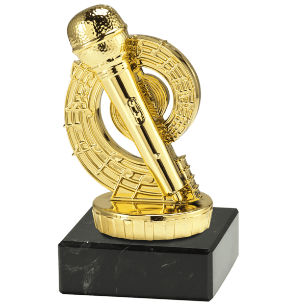 Trofeum Muzyczne Złote I Wysokość 100 mm