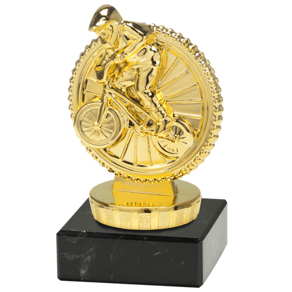 Trofeum Sportowe BMX Złote I Wysokość 100 mm