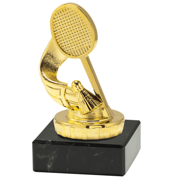 Trofeum Sportowe Badminton Złote I Wysokość 100 mm