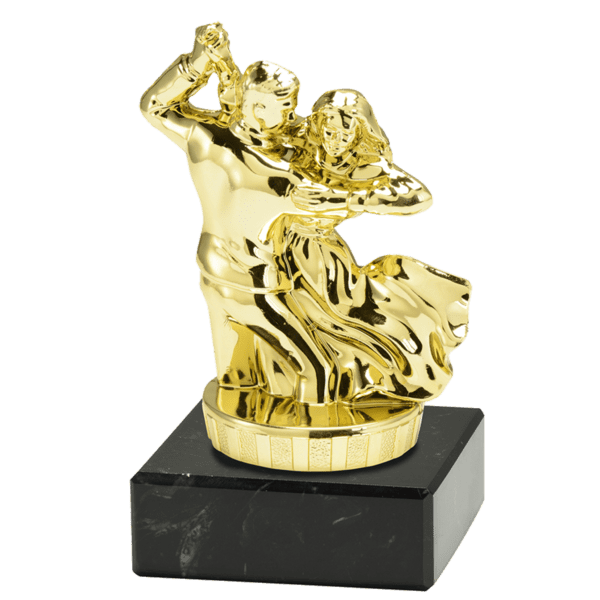 Trofeum Sportowe Taniec Złote I Wysokość 100 mm