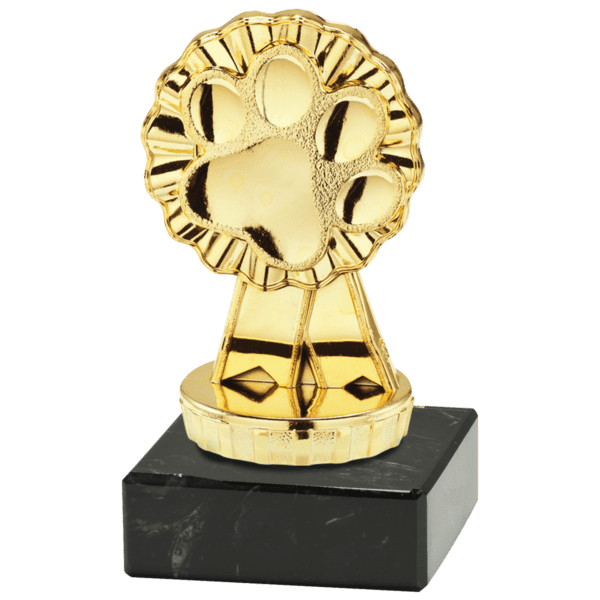 Trofeum Sportowe Psy Złote I Wysokość 100 mm